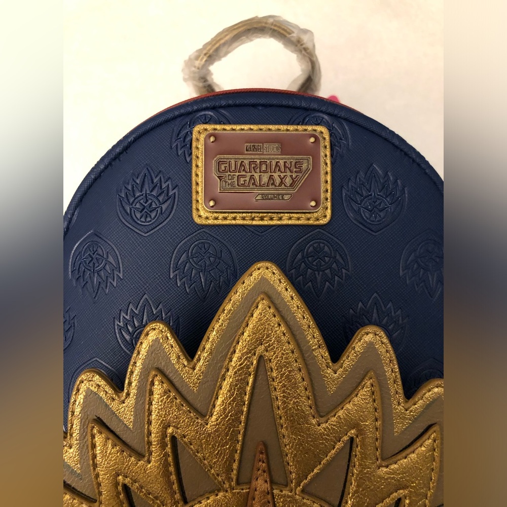 NEW Loungefly Marvel GUARDIANS of the GALAXY Vol. 3 Ravager Badge Mini Backpack - Picture 3 of 9